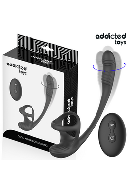 Vibrating Anal Plug with 360° Waving and Testicle Stimulator