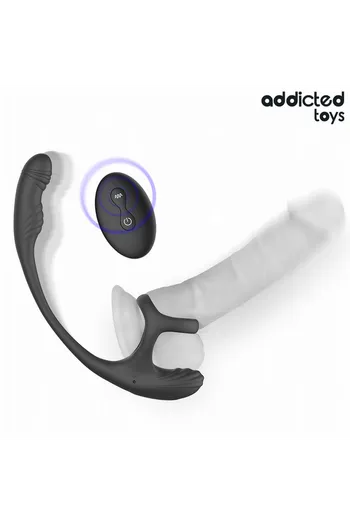Vibrating Anal Plug with 360° Waving and Testicle Stimulator