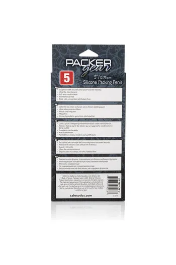 Silicone Packing Penis 12.75 cm Caramel