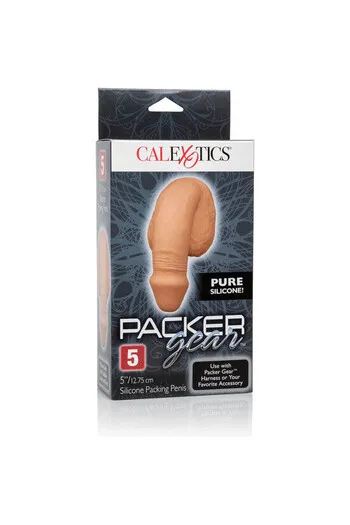 Silicone Packing Penis 12.75 cm Caramel