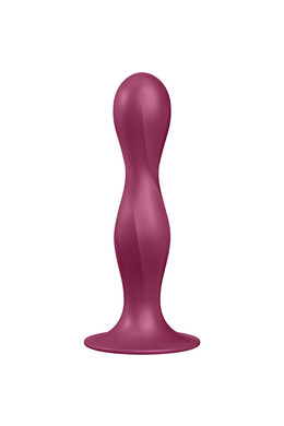 Double Ball-R Dildo in Silicone Granato