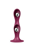 Double Ball-R Dildo in Silicone Granato