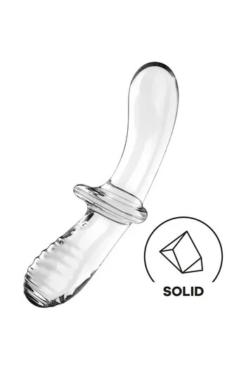 Double Crystal Dildo Transparent