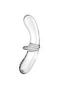 Double Crystal Dildo Trasparente