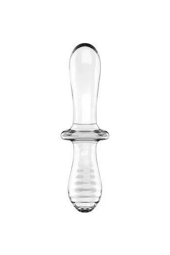 Double Crystal Dildo Transparent