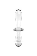 Double Crystal Dildo Trasparente