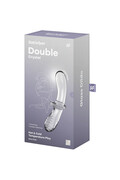 Double Crystal Dildo Trasparente