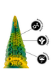 Cetus Green Tentacle Dildo Large