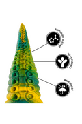 Cetus Dildo Tentacolo Verde Grande
