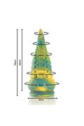 Cetus Dildo a Tentacolo Verde Taglia Piccola