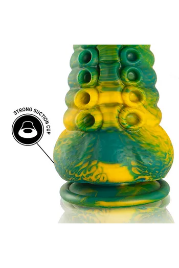 Cetus Dildo a Tentacolo Verde Taglia Piccola