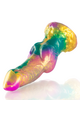 Iris Dildo with Rainbow Testicles