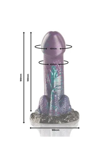 Basilisk Scaly Dildo Small