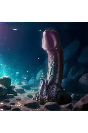 Basilisk Scaly Dildo Small