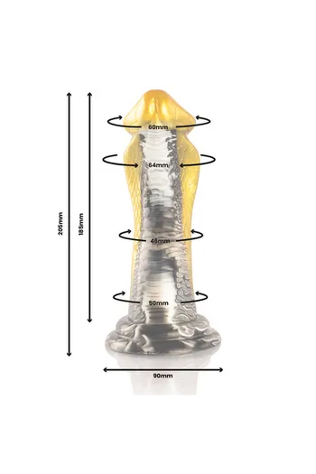 Drakon Dildo Yellow Cobra