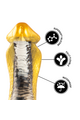 Drakon Dildo Yellow Cobra