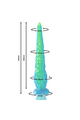 Scylla Fluorescent Thin Tentacle Dildo Large