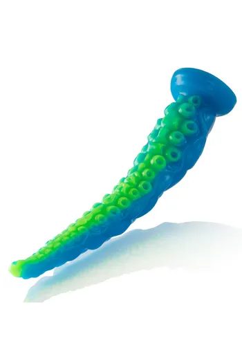Scylla Dildo a Tentacolo Sottile Fluorescente Grande