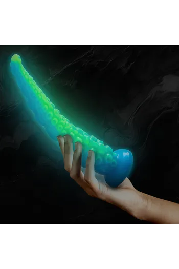 Scylla Fluorescent Thin Tentacle Dildo Large