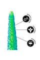 Scylla Fluorescent Thin Tentacle Dildo Small Size