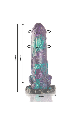 Basilisk Large Scaly Silicone Dildo