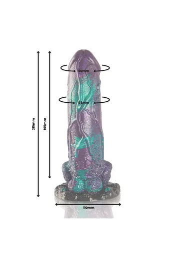 Basilisk Dildo Squamato Grande in Silicone