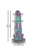 Basilisk Dildo Squamato Grande in Silicone