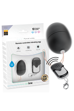 Vibrating Egg with Remote Control S Black