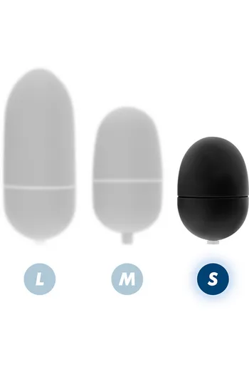 Ovetto Vibrante con Telecomando S Nero