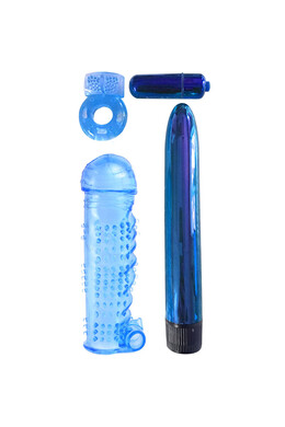 Ultimate Pleasure Couples Kit Blue