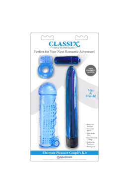 Ultimate Pleasure Couples Kit Blue