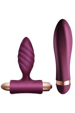 Desire Kit Vibratore + Plug Anale Intrecciato