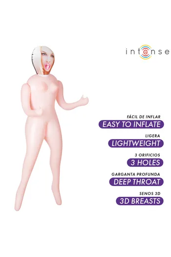 Irina Inflatable Doll with Three Orifices