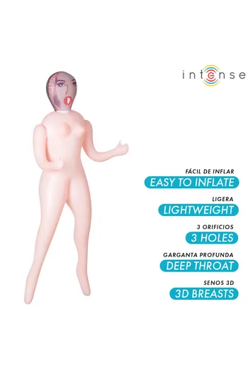 Monique Inflatable Doll with Three Orifices