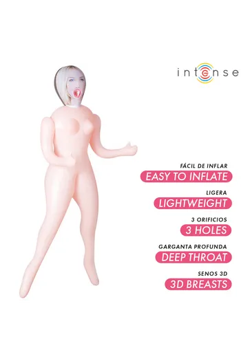 Ingrid Inflatable Doll with Three Orifices