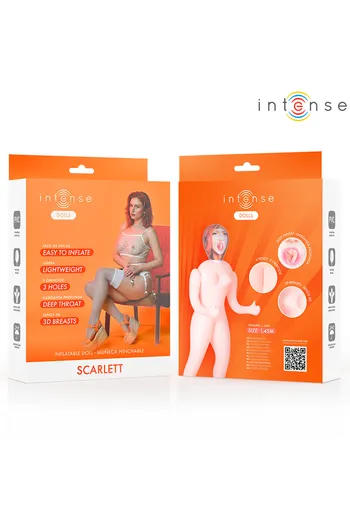 Scarlett Inflatable Doll with Three Orifices