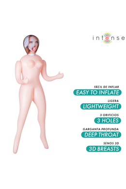Nicole Inflatable Doll with Three Orifices