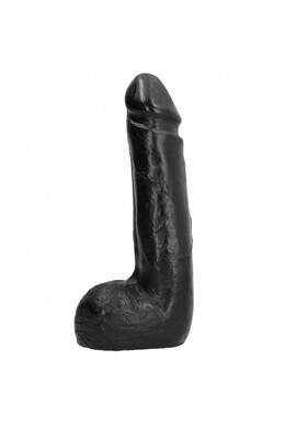 Soft Black Realistic Dildo 20 cm