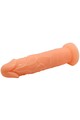 BAILE Realistic Dildo Vive 19.8 cm with Suction Cup Natural Color