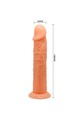 BAILE Realistic Dildo Vive 19.8 cm with Suction Cup Natural Color