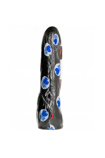 ALL BLACK Dildo Black Realistic 20 cm