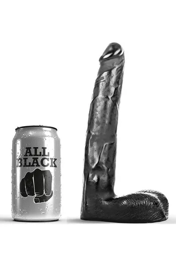 ALL BLACK Dildo Realistico 21 cm