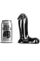 ALL BLACK Dildo Realistic 14 cm