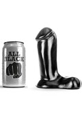 ALL BLACK Dildo Realistic 14 cm