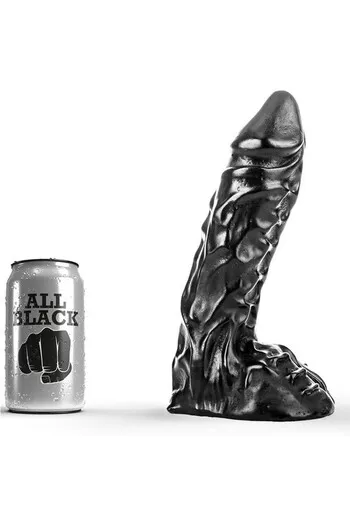 ALL BLACK Dildo 23 cm