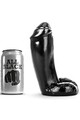 ALL BLACK Realistic Dildo 18 cm