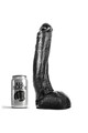 ALL BLACK DONG 29 cm Curved Dildo