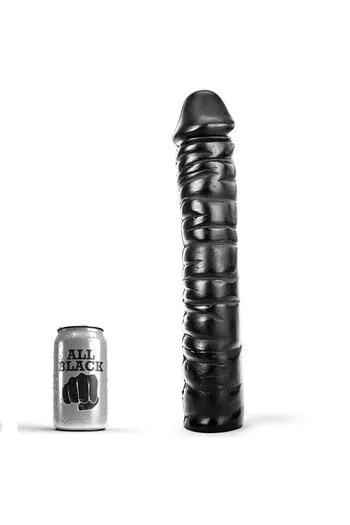 ALL BLACK Dildo 38 cm