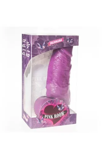 PINK ROOM - DAYAN Realistic Dildo Purple 17 cm