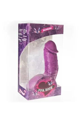 PINK ROOM Elian Realistic Dildo Purple 17.5 cm